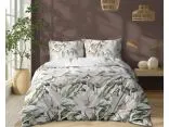 Pościel z bawełny 160x200 +2/70x80 zielony dotyk magnoli wz. 5505 b